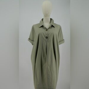 Who What Wear - Short Sleeve Collared Mini Shirtdress